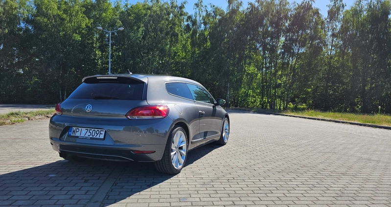 Volkswagen Scirocco cena 54900 przebieg: 149800, rok produkcji 2013 z Warszawa małe 79